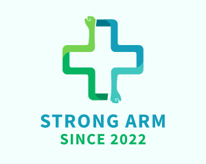 Arm - Arm Medical Cross Healthcare logo design