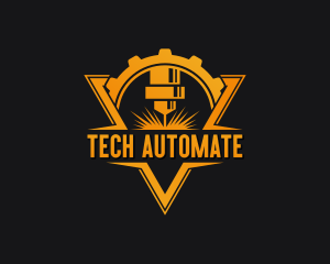 Laser Automation Engineering  logo design