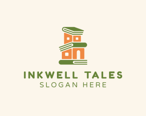 Novel - Book Home Education logo design