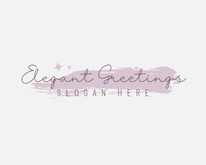 Elegant Watercolor Beauty logo design