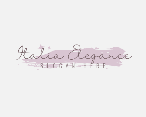 Elegant Watercolor Beauty logo design