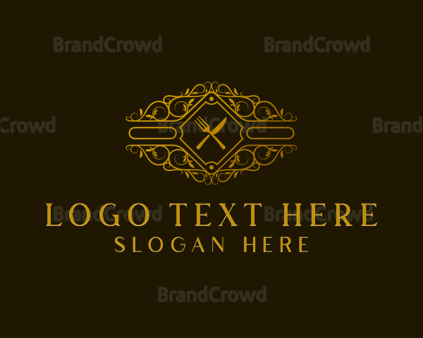 Luxury Restaurant Dining Logo