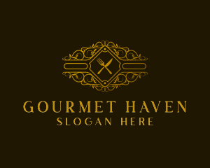 Luxury Restaurant Dining logo design