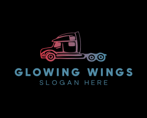 Trailer Truck Automobile Logo