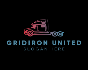 Trailer Truck Automobile Logo