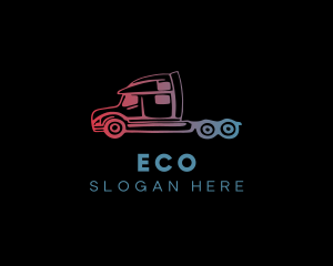Haulage - Trailer Truck Automobile logo design
