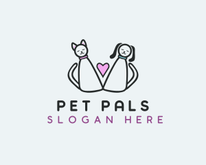 Pet Heart Grooming logo design