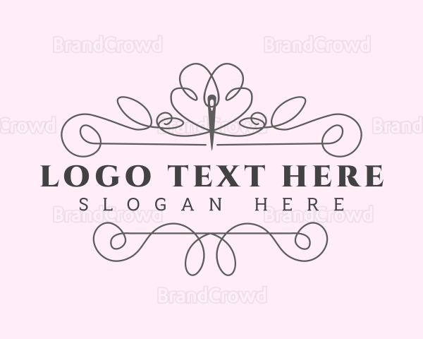 Tailoring Needle Stitch Logo