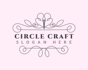 Tailoring Needle Stitch logo design