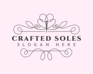 Tailoring Needle Stitch logo design