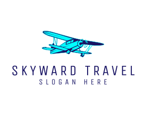 Fly - Flying Airplane Aviation logo design