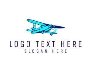 Aviation - Flying Airplane Aviation logo design