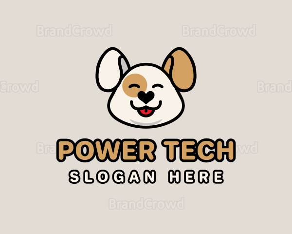 Cute Puppy Dog Logo