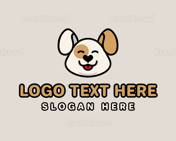 Cute Puppy Dog Logo