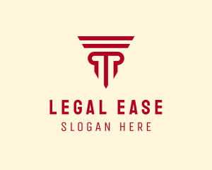 Law - Pillar Law Firm logo design