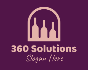 Window Wine Cellar logo design