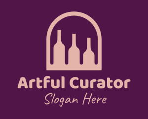 Window Wine Cellar logo design