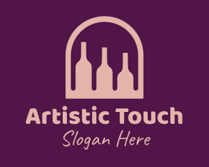 Window Wine Cellar logo design