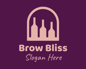 Window Wine Cellar logo design