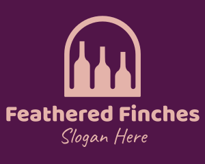 Window Wine Cellar logo design