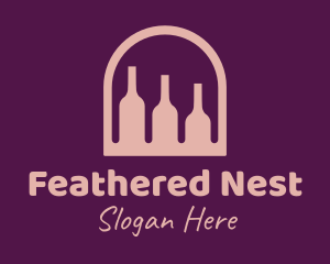 Window Wine Cellar logo design