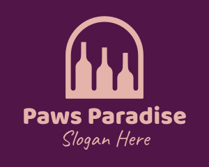 Window Wine Cellar logo design