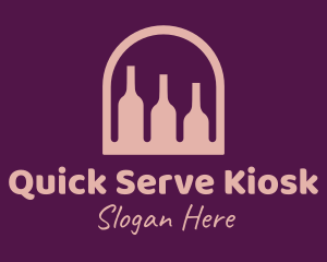 Window Wine Cellar logo design