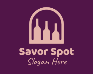 Window Wine Cellar logo design