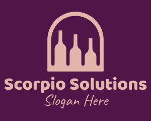 Window Wine Cellar logo design