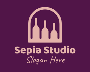 Window Wine Cellar logo design