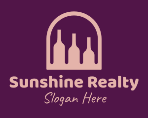 Window Wine Cellar logo design