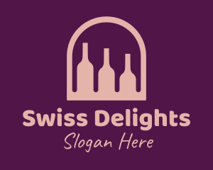 Window Wine Cellar logo design