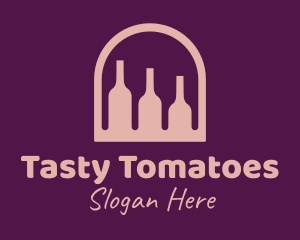 Window Wine Cellar logo design