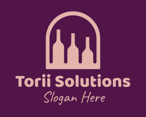 Window Wine Cellar logo design