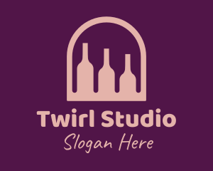 Window Wine Cellar logo design