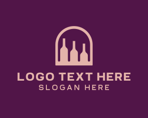 Wine - Window Wine Cellar logo design