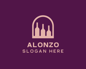 Window Wine Cellar logo design