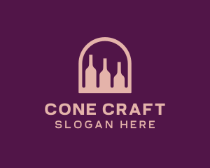 Window Wine Cellar logo design