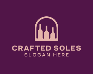 Window Wine Cellar logo design