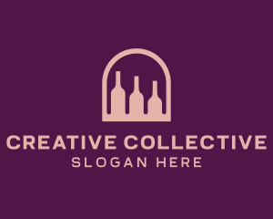 Window Wine Cellar logo design