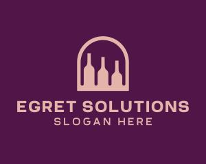 Window Wine Cellar logo design