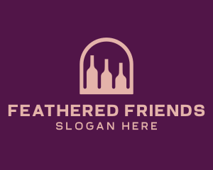 Window Wine Cellar logo design