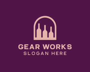 Window Wine Cellar logo design