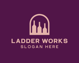 Window Wine Cellar logo design