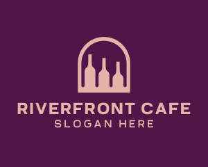 Window Wine Cellar logo design