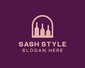 Window Wine Cellar logo design