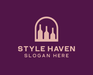 Window Wine Cellar logo design