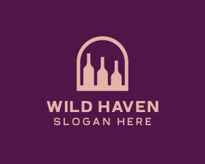 Window Wine Cellar logo design