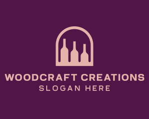 Window Wine Cellar logo design