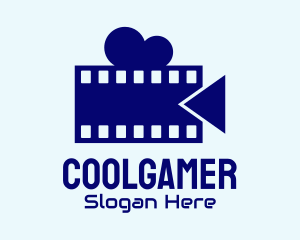 Film Strip Video Camera Logo